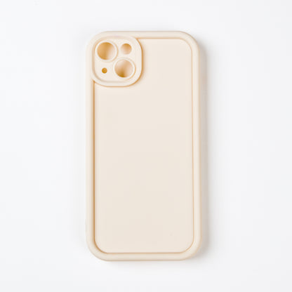 Stylish crossbody phone case with an aqua blue colour adjustable strap, designed for convenience and hands-free use. Features a secure cream colour phone case holder and has a sleek design making it perfect for everyday minimalist wear.